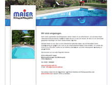 Tablet Screenshot of maier-schwimmbadbau.de
